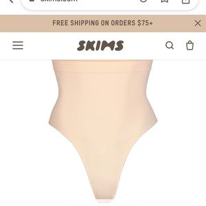 Brand new SKIMS Sculpting mid waist thong